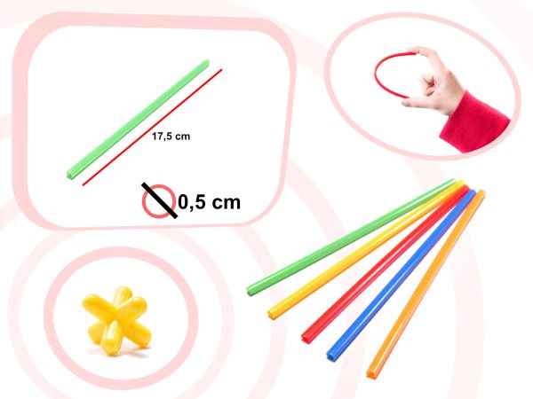 Building straws BOX construction blocks 1000el.