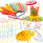Building straws BOX construction blocks 1000el.
