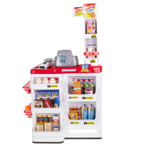 Supermarket store cash register cart model 2