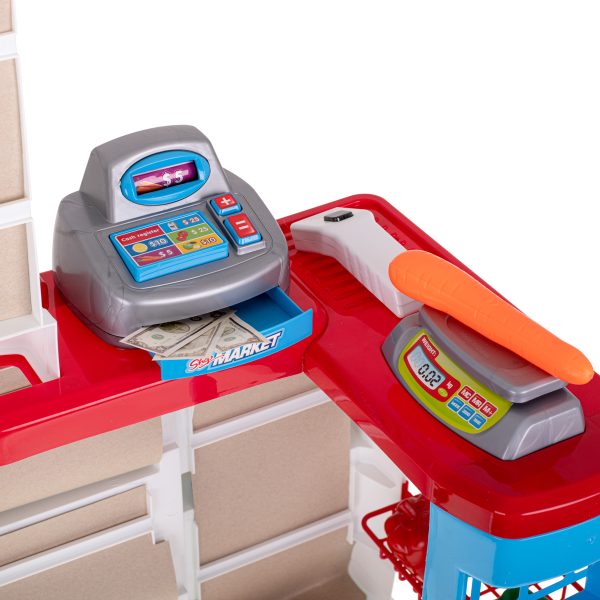 Supermarket store cash register cart model 2