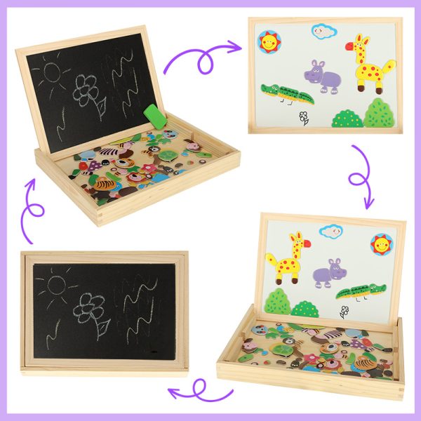 Multifunctional magnetic board large pattern C
