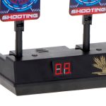 Electronic target plate for shooting digital 4 targets
