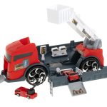 Transporter truck TIR 2in1 parking garage fire brigade