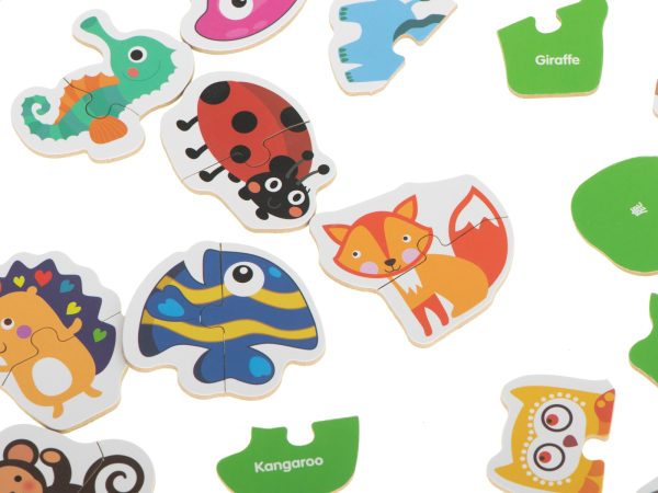 Puzzle animals 24 pcs