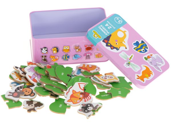 Puzzle animals 24 pcs