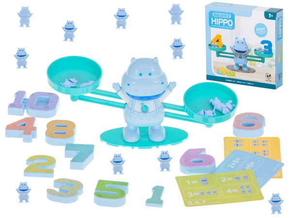 Educational scales learning to count hippo mini