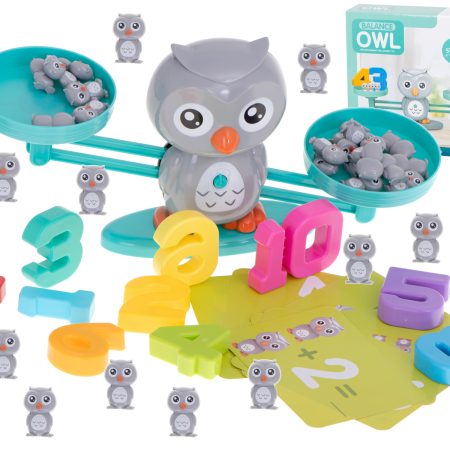 Educational scales learning to count owl large