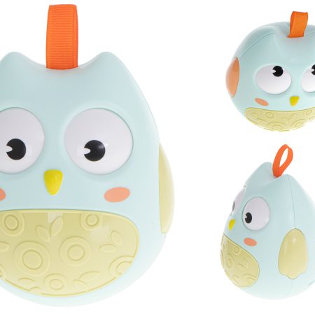 Blue sensory owl swaying ball