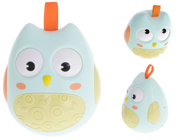 Blue sensory owl swaying ball