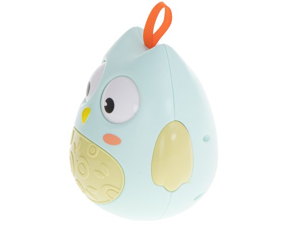 Blue sensory owl swaying ball