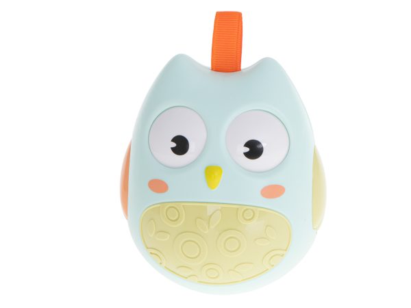 Blue sensory owl swaying ball
