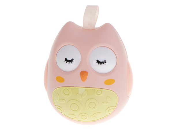 Bubbled owl sensory swaying pink