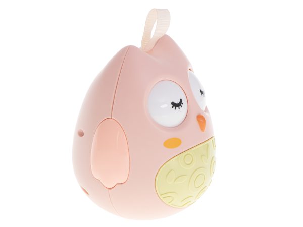 Bubbled owl sensory swaying pink