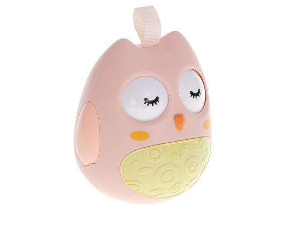 Bubbled owl sensory swaying pink