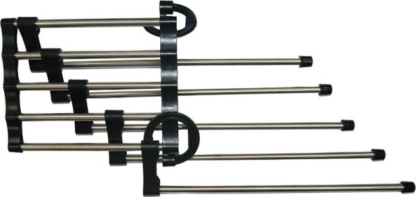 Hanger for 5 pairs of trousers