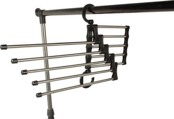 Hanger for 5 pairs of trousers