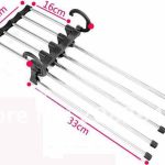 Hanger for 5 pairs of trousers