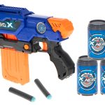 Foam dart machine gun + magazine + 3 targets + 48 darts