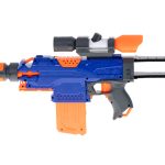 Blaze Storm foam arrow machine gun + magazine + sight + 48 arrows