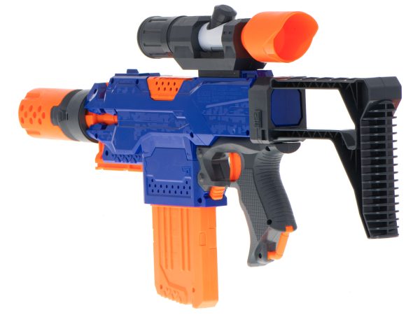 Blaze Storm foam arrow machine gun + magazine + sight + 48 arrows