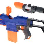 Blaze Storm foam arrow machine gun + magazine + sight + 48 arrows