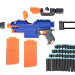Blaze Storm foam arrow machine gun + magazine + sight + 48 arrows