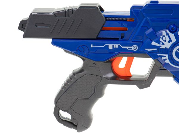 Blaze Storm foam dart gun + 20 darts blue