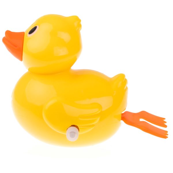 Screw-on floating duck bath toy