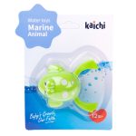 Screw-on swimming frog bath toy