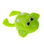 Screw-on swimming frog bath toy