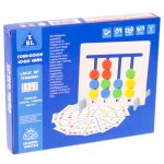 Wooden educational toy match colours montessori fruit