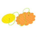 Educational toy learning to sew set