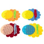 Educational toy learning to sew set