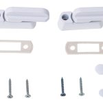 Security window lock white 2pcs