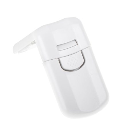 Angled drawer lock safety device version 1