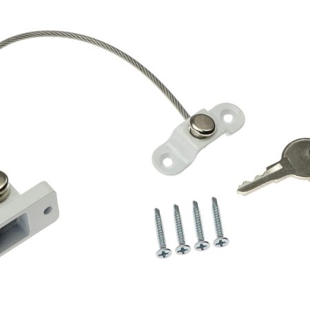 Window security tilt lock with key