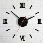 Wall clock black roman numerals