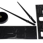Wall clock 80-120cm, Black