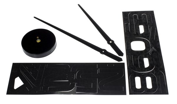 Wall clock 80-120cm, Black