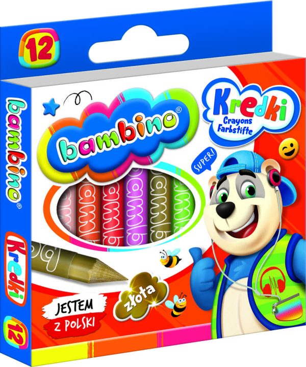 BAMBINO Graphion Crayons 12 colours