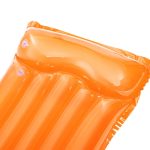 Inflatable water mattress orange