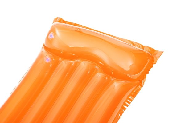 Inflatable water mattress orange