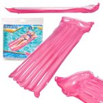 Inflatable water mattress pink color