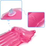Inflatable water mattress pink color