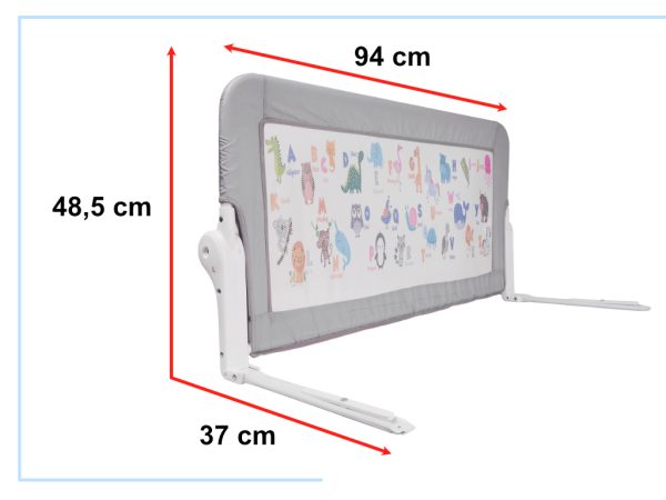 Safety gate barrier bed guard, 90cm