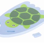 Swimming instruction board for swimming pool turtle