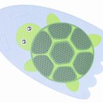 Swimming instruction board for swimming pool turtle