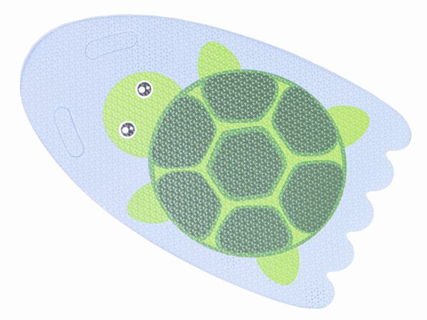 Swimming instruction board for swimming pool turtle
