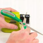 Electric knife and scissors sharpener 6in1