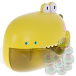 Bubble generator foam bath toy crocodile